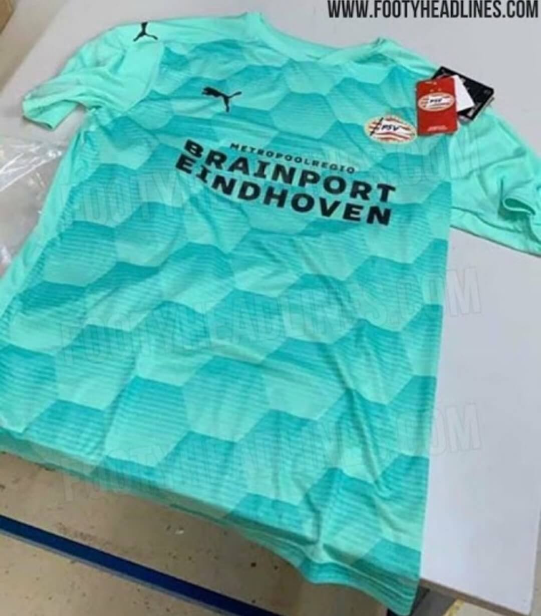 Visser Leeg de prullenbak Refrein PUMA PSV uitshirt en derde shirt uitgelekt - PSV Inside